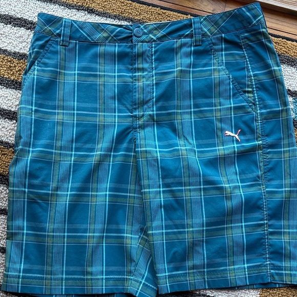 Puma Plaid Golf Shorts -bundle of 4 pairs, size 34 waist - Picture 8 of 11